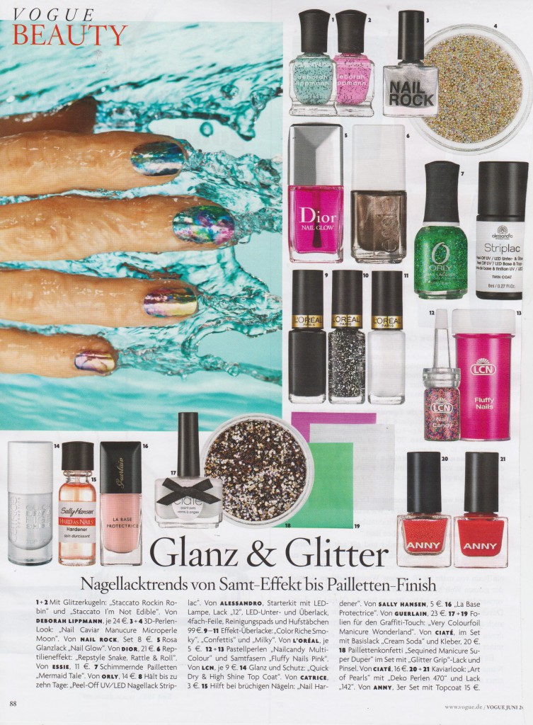 ORLY in der VOGUE