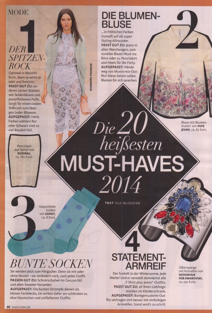Must-Haves in der Maxi